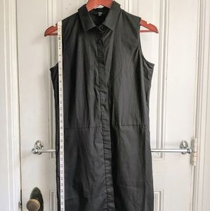 Uniqlo sleeveless shirt dress